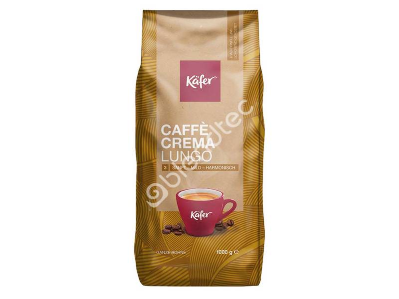 Кофе обжаренный в зёрнах Kafer Caffe Crema Lungo (1 кг)